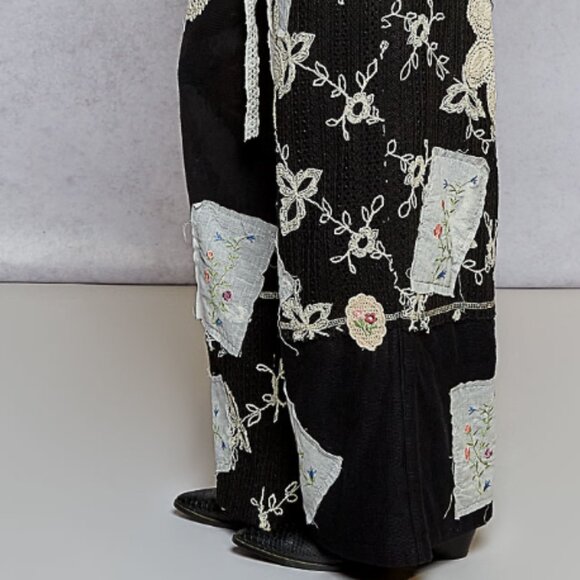 POL Black and White Wide Leg Pants - Picture 3 of 4